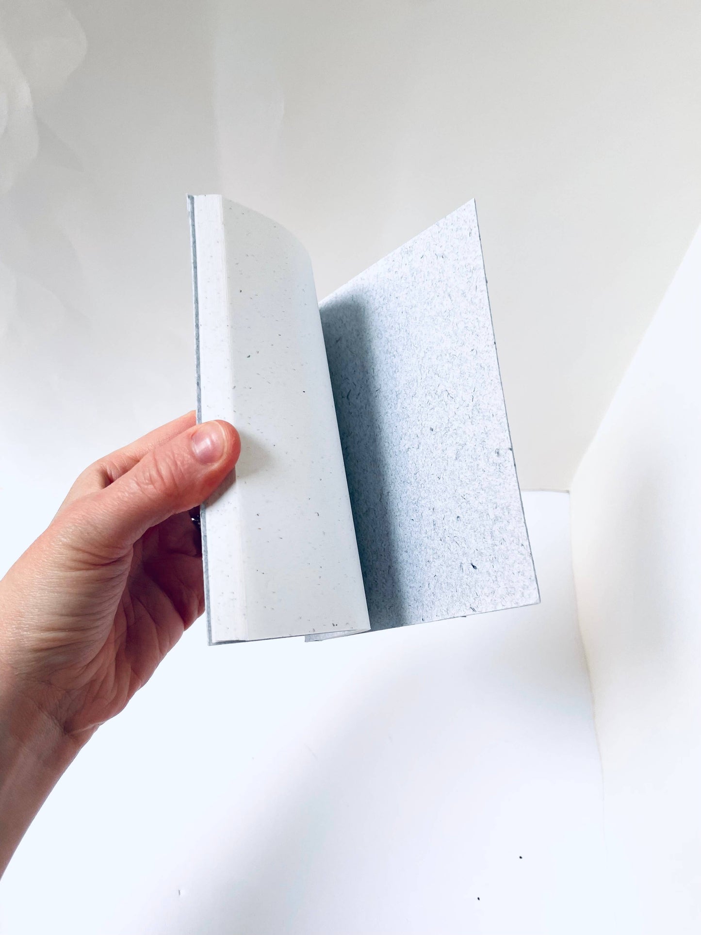 Mini Recycled Denim Confetti Notebook Eco-Friendly : Light Denim - Three Pack