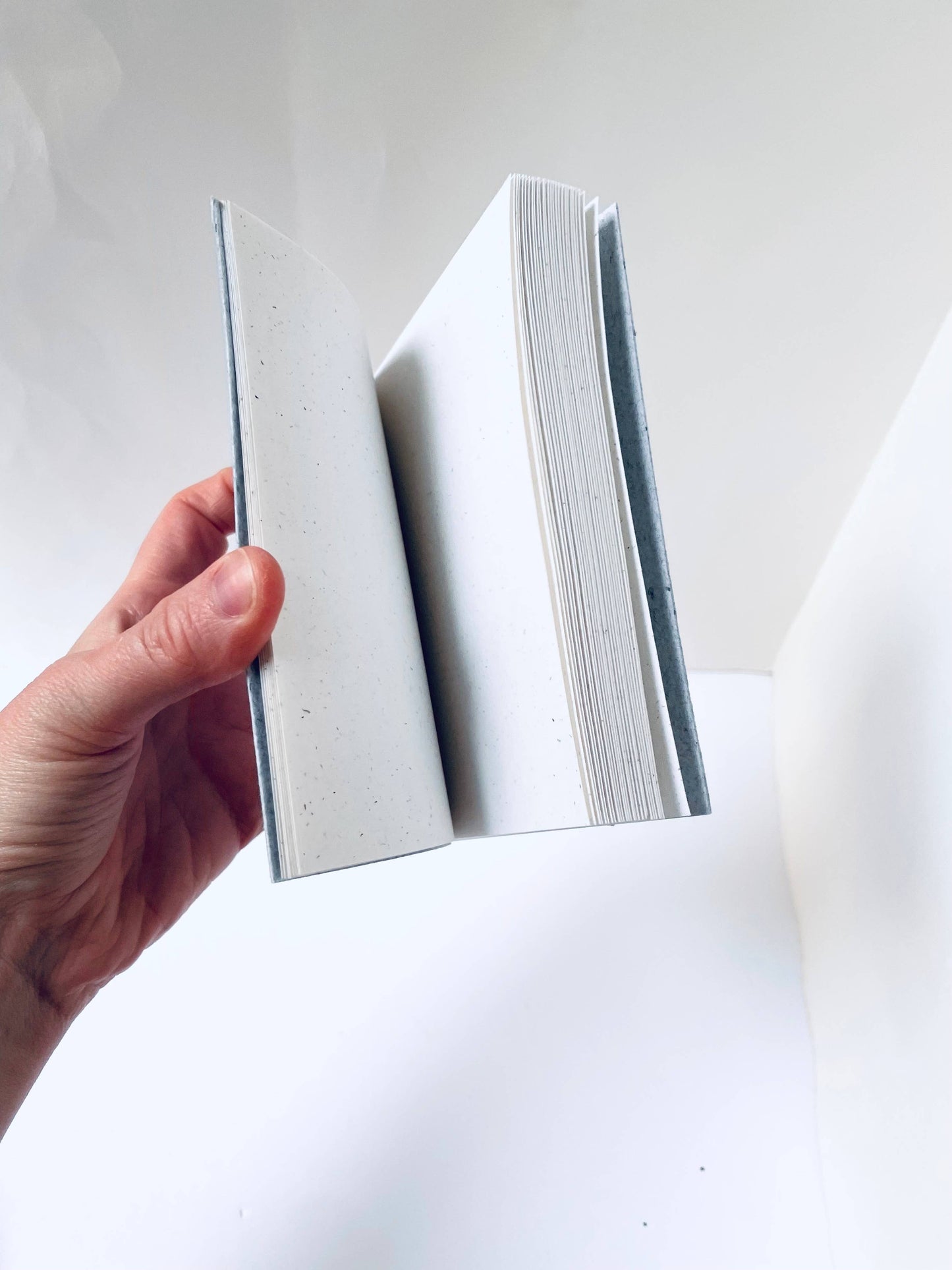 Mini Recycled Denim Confetti Notebook Eco-Friendly : Dark Denim - Three Pack