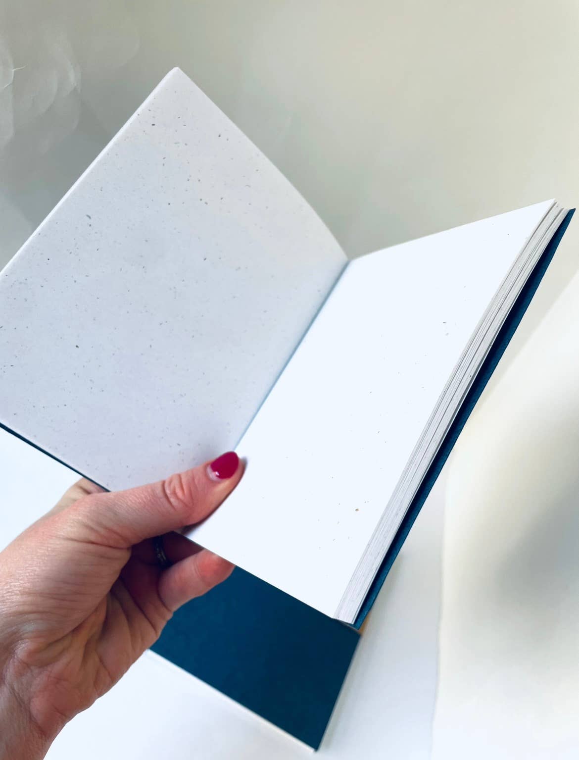 Mini Recycled Denim Confetti Notebook Eco-Friendly : Dark Denim - Three Pack