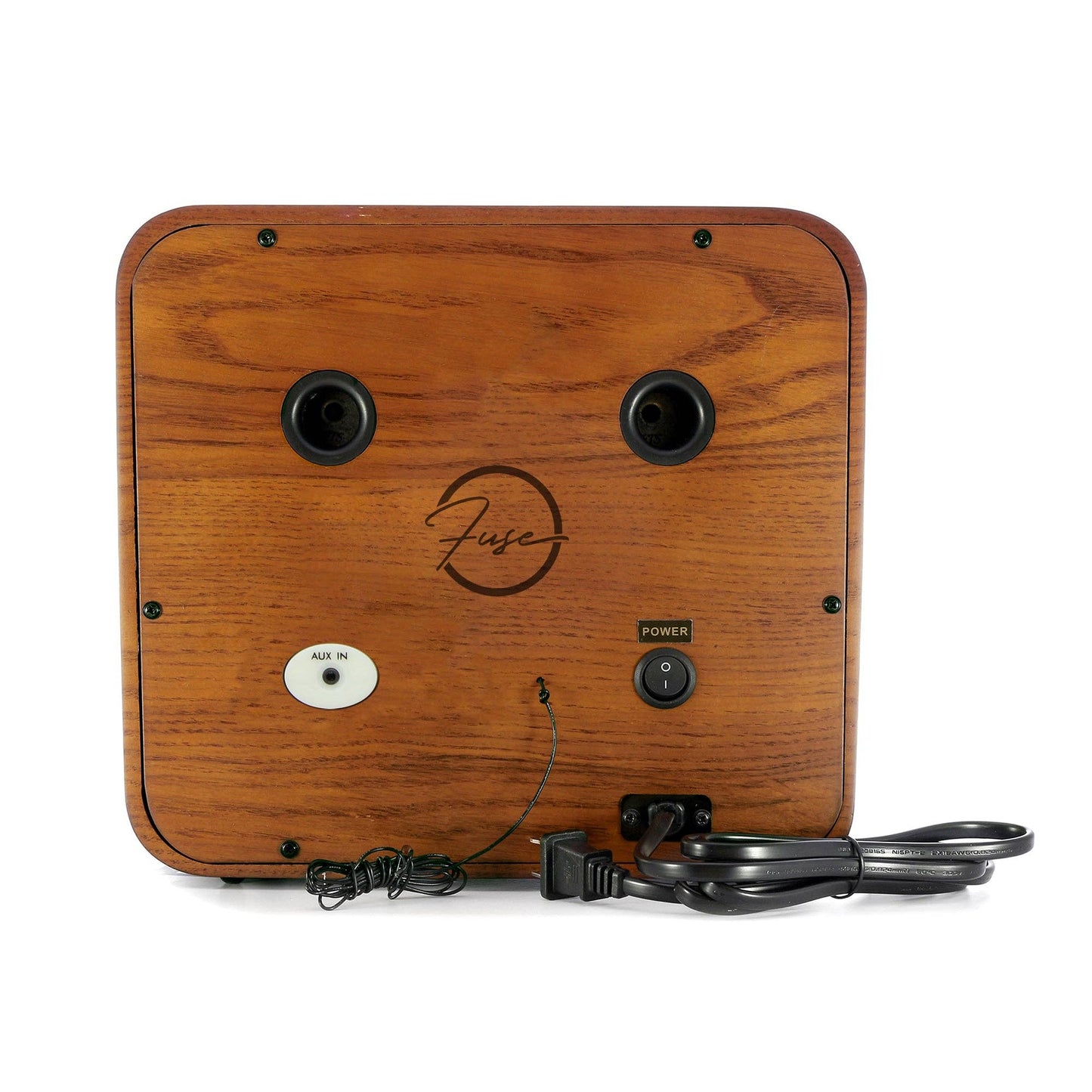 Fuse RAD Vintage Retro AM/FM Radio Speaker with Bluetooth and Wireless Charging Station