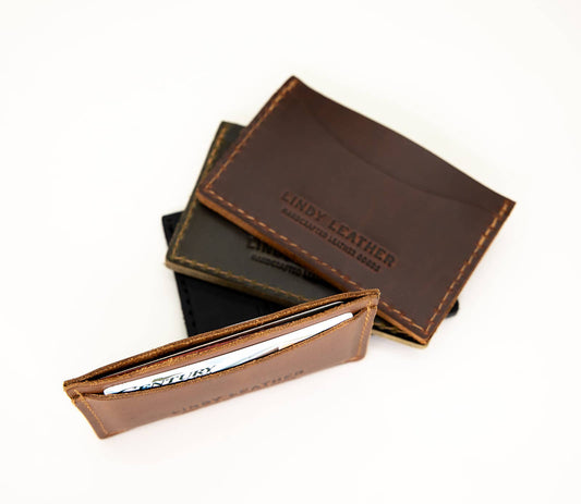 The Slim Card Holder: Copper Brown